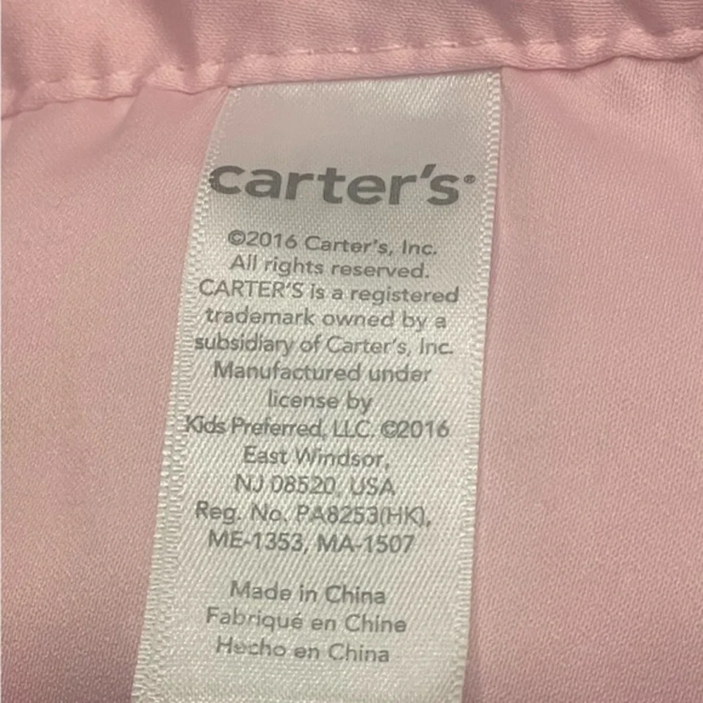 Carters Unicorn Lovey Pink Security Blanket Plush 14”X14” 2016 Lovie Baby Girl‎